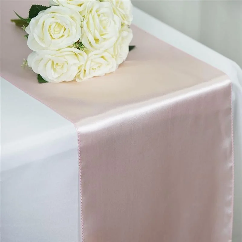 12x108" Satin Table Top Runner Wedding Decorations