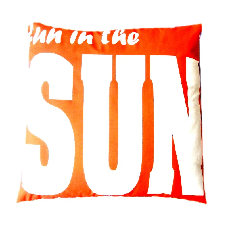 Orange Fun Pillow design by 5 Surry Lane