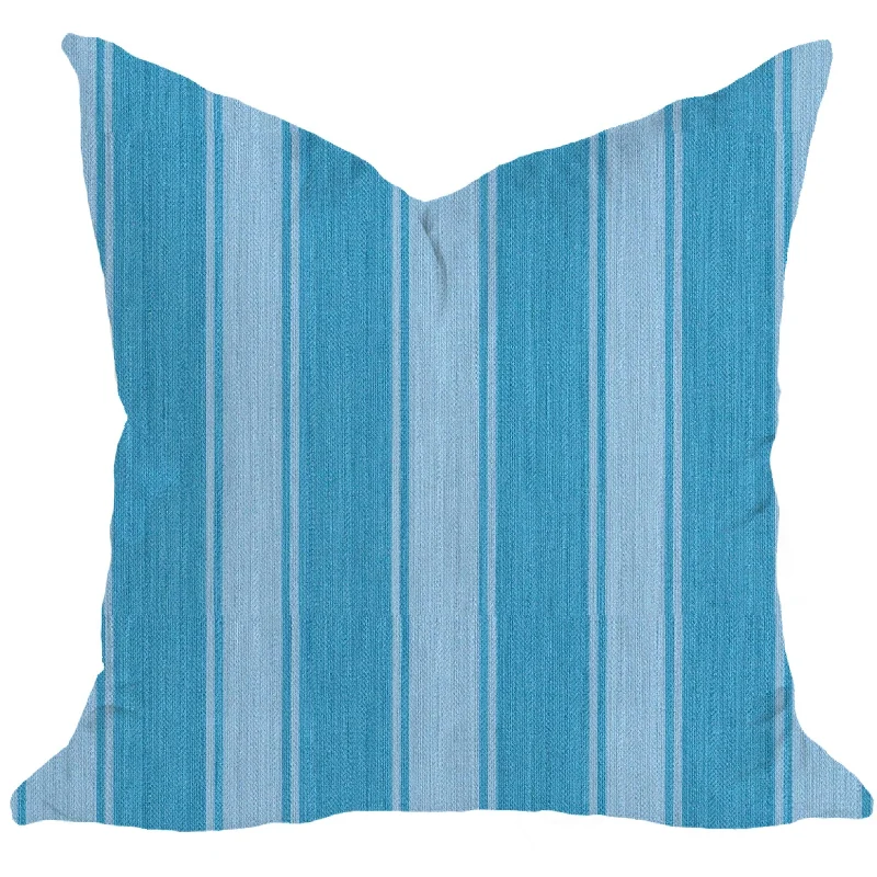 Riviera Pillow Cover in Porcelain and Sky Blue